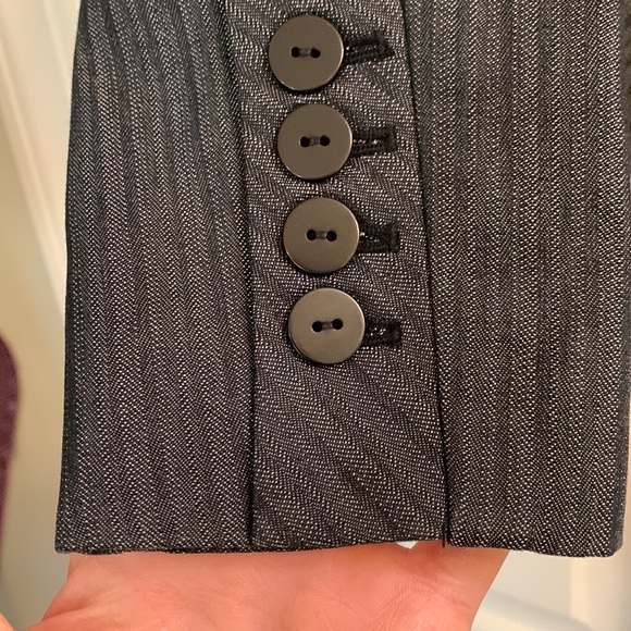 Kenneth Cole Gray Striped Pant Suit - Picture 6 of 16